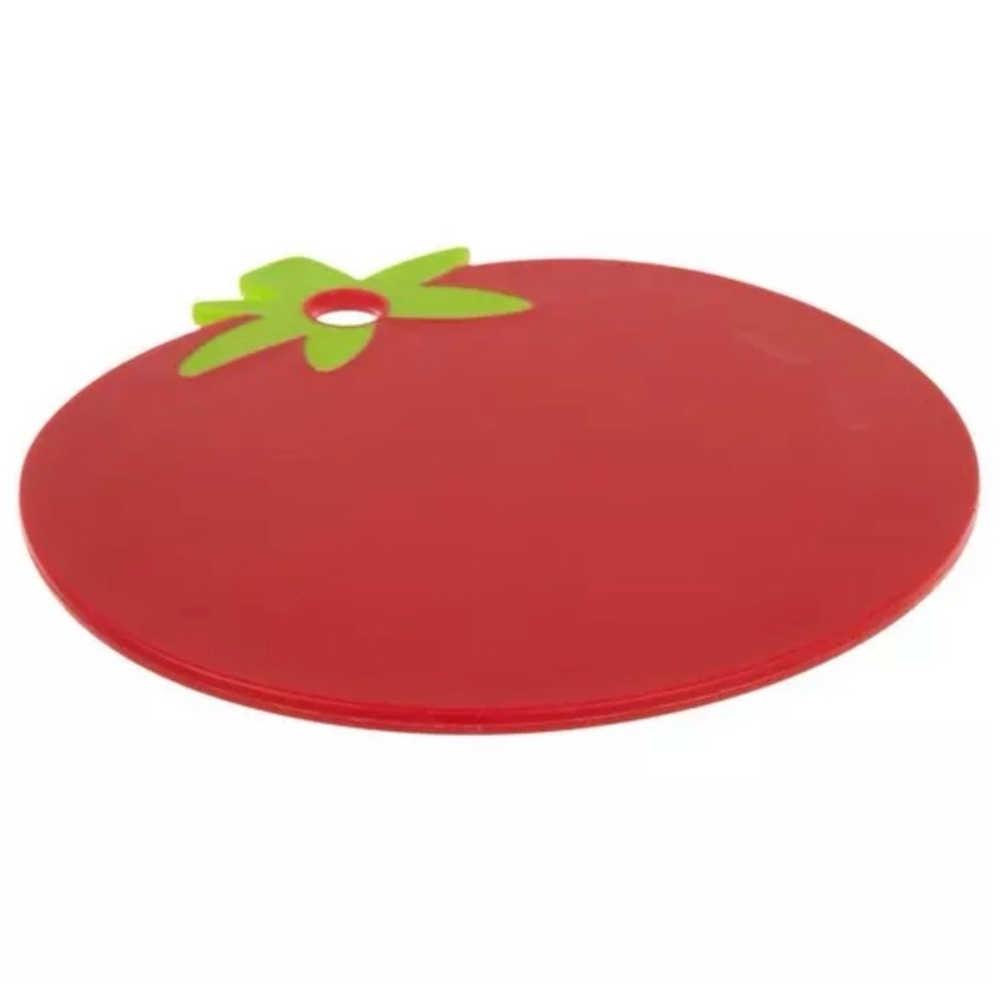 Red Tomato-Shaped Cutting Board - New - Picture 2 of 3